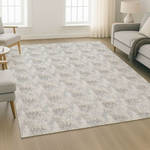 Dalyn™ Rug Company Soft Essentials SE5 Silver 5'x8' Area Rug-1