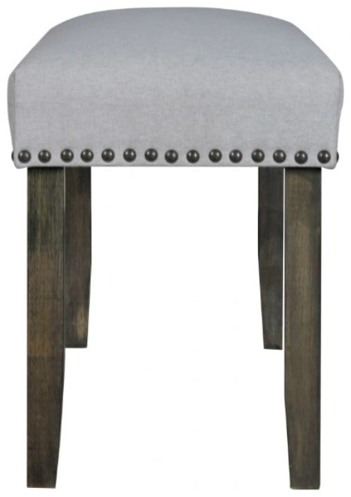 New Classic® Home Furnishings Julius Walnut Brown/White Bench-2