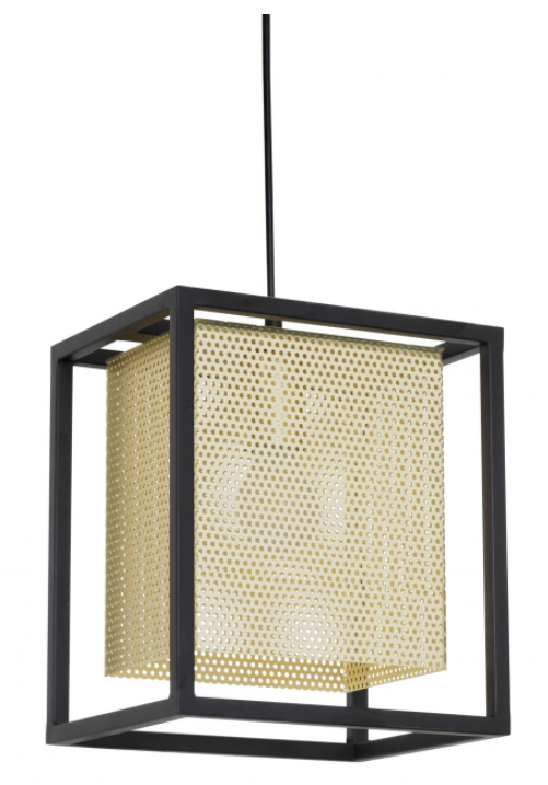 Zuo® Modern Yves Black/Gold Ceiling Lamp-1