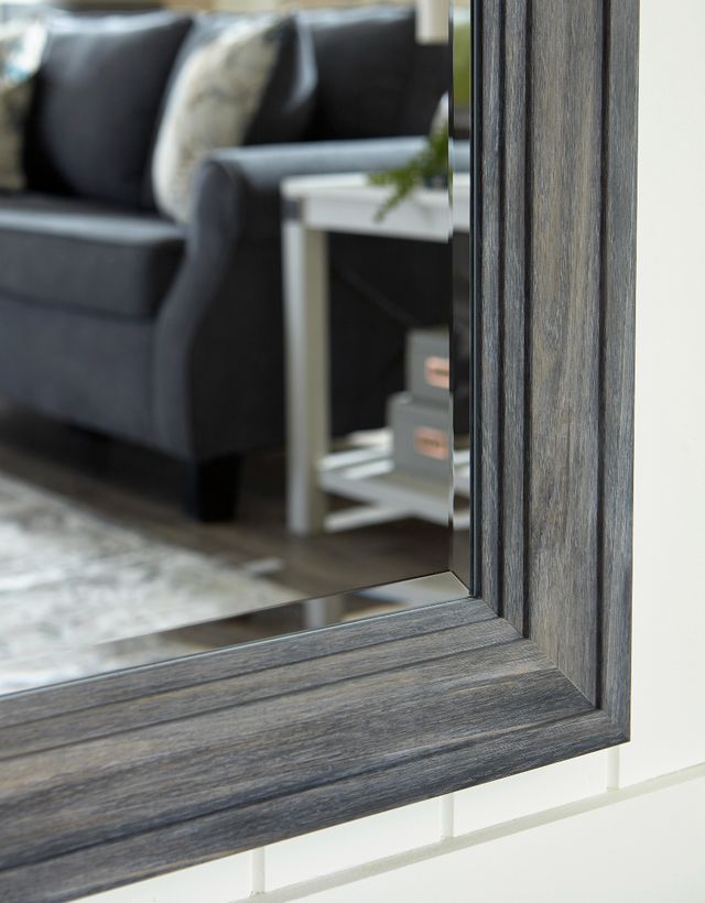 Signature Design by Ashley® Jacee Antique Gray Floor Mirror-3