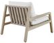 Uttermost® Strapped Cerused Wheat/Taupe Wood Indoor-Outdoor Lounge Chair with Cushion-5