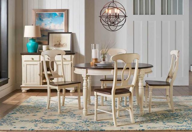A-America® Bristol Isles Cocoa Bean Extending Table with Chalk Base-1