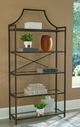 Signature Design by Ashley® Bernonly Antique Bronze Bookcase-3