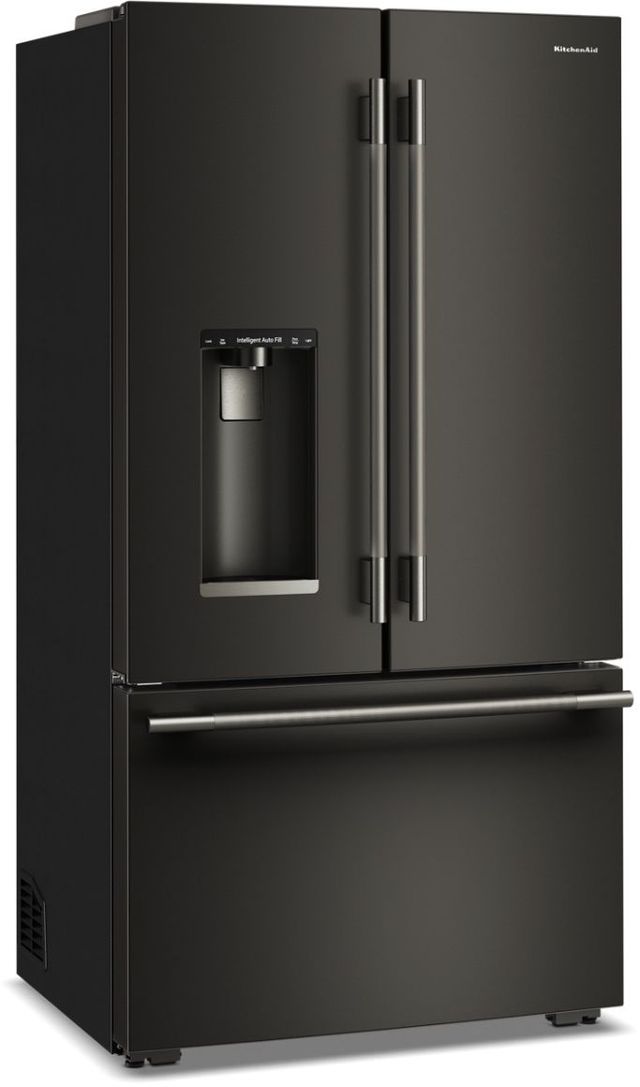 KitchenAid® 36" 23.1 Cu. Ft. Black Ore Counter Depth French Door Refrigerator with Intelligent Auto Fill-3