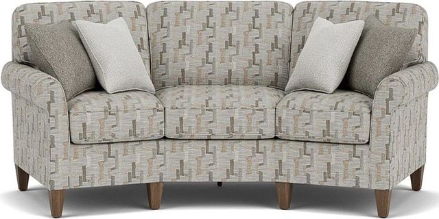 Flexsteel® Westside Blue Fossil Conversation Sofa-1