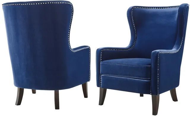 Steve Silver Co. Rosco Navy Accent Chair-2