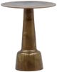 Dovetail Furniture Golbez Antique Brass 25" Side Table-0
