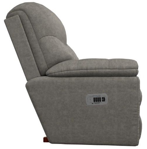 La-Z-Boy® Morrison Charcoal Power Rocking Recliner with Headrest and Lumbar-3
