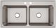 Elkay Lustertone® Classic Lustrous Satin 43" x 22" x 12-1/8" 2-Hole Equal Double Bowl Drop-In Sink-1