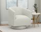 Emerald Home Brylee White Swivel Chair-1