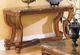 Mazin Furniture Tarantula Brown Cherry Sofa Table with Marble Top-0