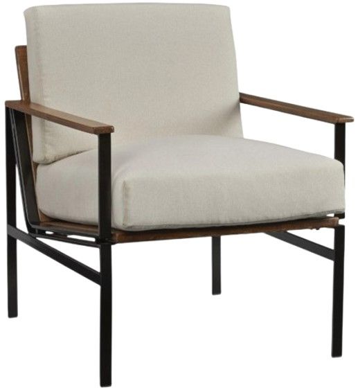 Signature Design by Ashley® Tilden Brown-Ivory Accent Chair-0