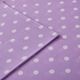 Olliix by Mi Zone 4 Piece Purple Full Polka Dot Printed 100% Cotton Sheet Set-0