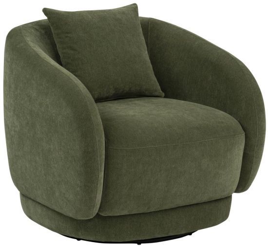 Coaster® Arnaud Green Upholstered Swivel Accent Chair-0