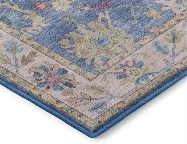 Dalyn™ Rug Company Hatay HY7 Blue 5'x8' Area Rug-1