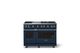 Viking® 5 Series 48" Slate Blue Pro Style Gas (NG) Range with Polished Chrome Trim-3