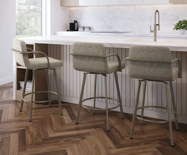 Amisco Customizable Tricia Swivel Bar Stool-1