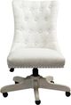 Riverside Furniture Maisie Champagne/White Upholstered Desk Chair-2