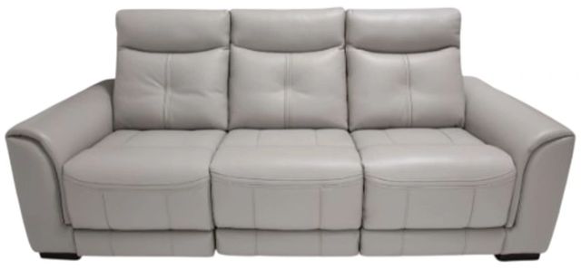 Michael Amini® Mia Bella 3-Piece Dark Espresso/Gray Manual Reclining Sectional Sofa-1