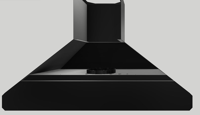 Vent-A-Hood® 48" Black Wall Hood-3