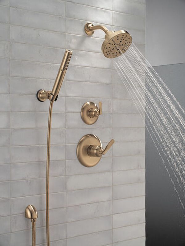 Delta Bonacci™ Lumicoat® Champagne Bronze 3-Setting Diverter Trim-1