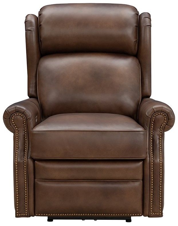 BarcaLounger® Gabby Worthington Cognac Leather Power Recliner-3