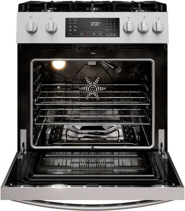 Kenmore® 30" Stainless Steel Slide-In Gas Range with True Convection & Air Fry-2