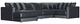 Jackson Furniture Remington 5-Piece Slate U-Shape Sectional-0