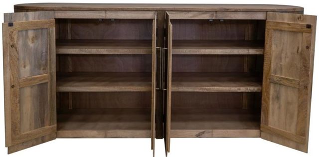 International Furniture Direct Balam Brown Console-3