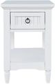 Jofran Inc. Westport White Leg Chair Side Table-2