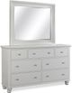 aspenhome® Cambridge Light Gray Double Dresser-1