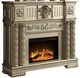 ACME Furniture Vendom Gold Patina Fireplace-0