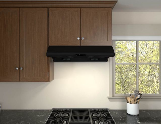 Zephyr Typhoon 30" Black Under Cabinet Range Hood-3