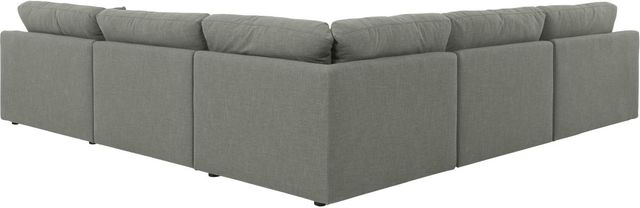 Benchcraft® Elyza 5-Piece Smoke Right-Arm Facing Sectional and Chaise-1