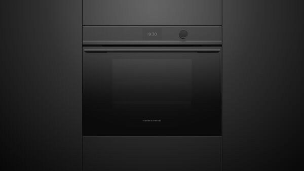 Fisher & Paykel Series 11 Minimal 30" Black Steam Oven-3