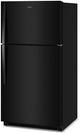 Whirlpool® 33" 21.3 Cu. Ft. Black Top Freezer Refrigerator with Total Coverage Cooling-3
