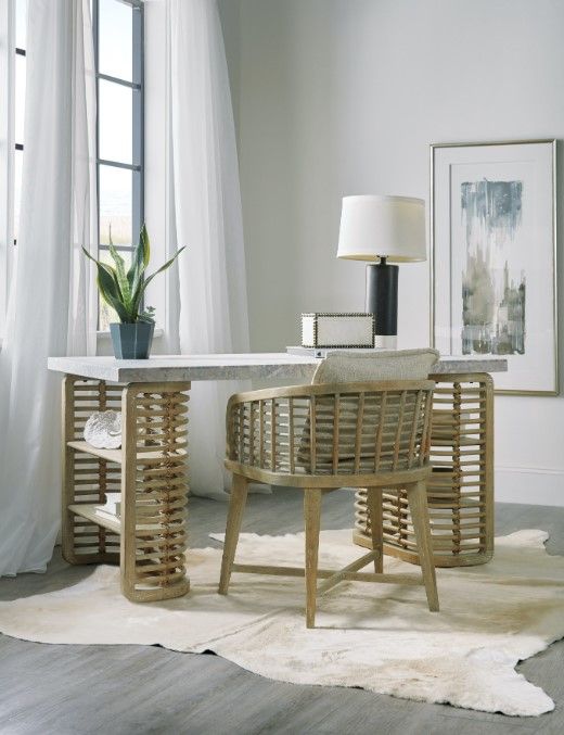 Hooker® Furniture Surfrider Driftwood Writing Desk-3