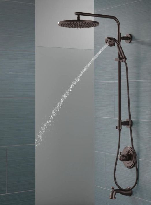 Delta Universal Showering Venetian Bronze H2Okinetic® 3-Setting Hand Shower-2