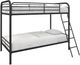 dhp furniture® Dusty Black Twin/Twin Bunk Bed-1