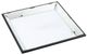 A & B Home Waverly Black Mirrored Square Tray-0