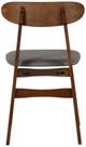 New Classic® Home Furnishings Morocco Dark Gray/Walnut Dining Side Chair-4