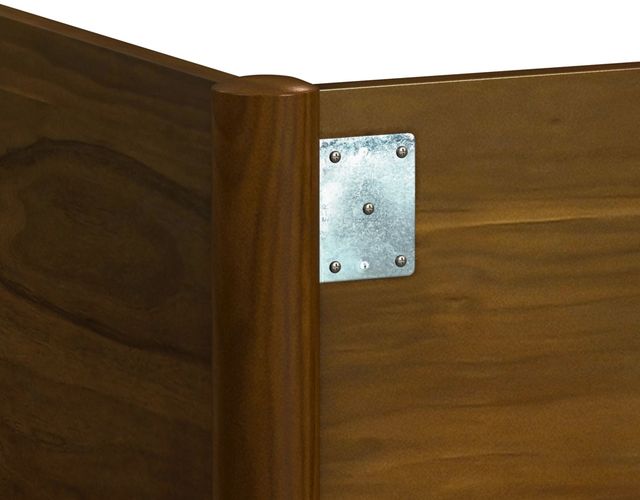 Elements International Malibu Walnut Youth Twin Daybed-4