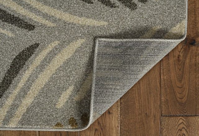 KAS Rugs Lucia Gray Folia 5'x8' Area Rug-2
