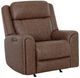 Franklin™ Parker Duvall Vintage Brown Power Rocker Recliner with Power Headrest and Neori Air Massage-0