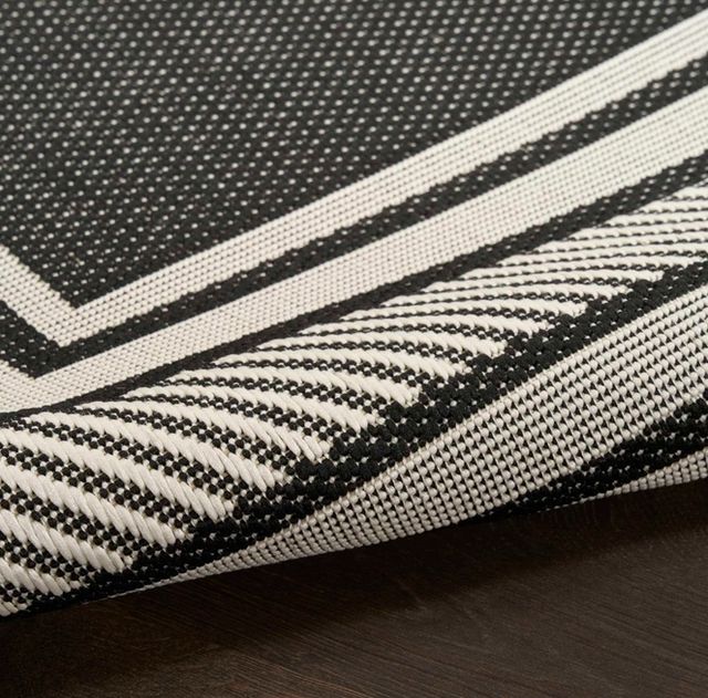Nourison Home™ Horizon HOZ03 Black 5'x7' Area Rug-4