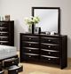 Furniture of America® Zosimo 4-Piece Black Queen Bedroom Set-3