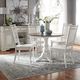 Liberty Furniture Magnolia Manor 5-Piece Antique White/Weathered Bark Optional Drop Leaf Dining Set-1