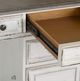 Liberty Furniture Magnolia Manor Antique White/Weathered Bark Credenza and Hutch-4