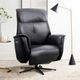 Parker House® Tripp Cortana Blackberry Leather Power Swivel Recliner P1-2