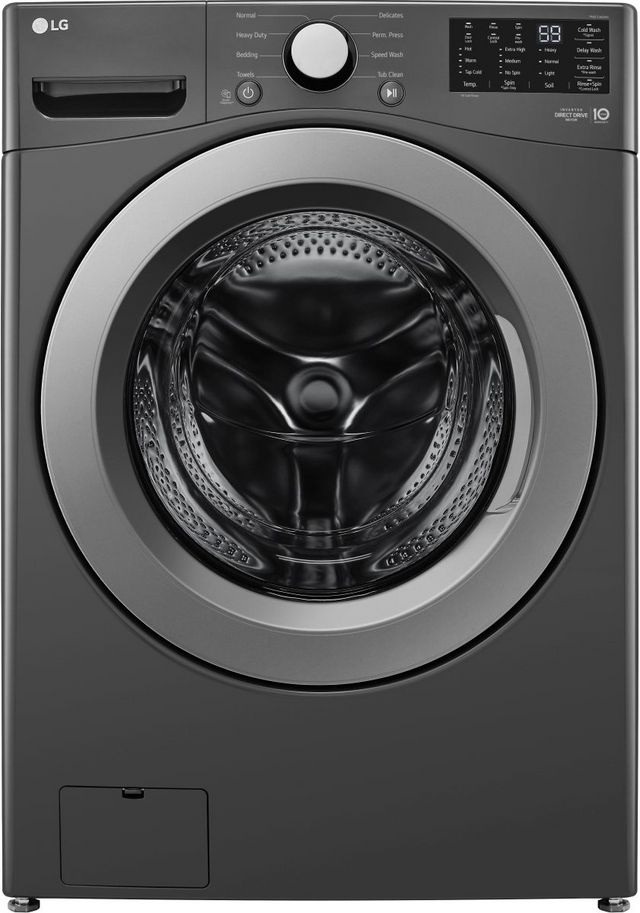 LG 5.0 Cu. Ft. Middle Black Front Load Washer